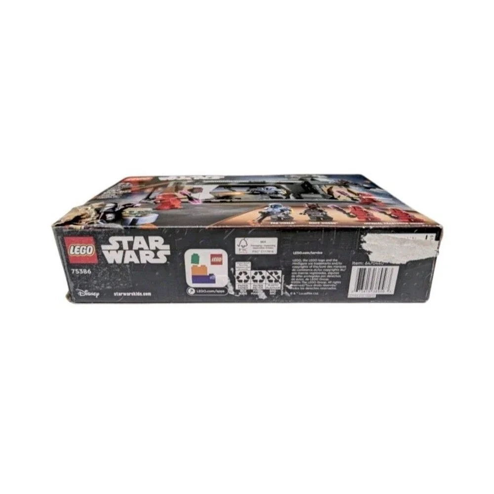 LEGO Star Wars 75386 Paz Vizsla & Moff Gideon Battle Mandalorian Set Damaged Box
